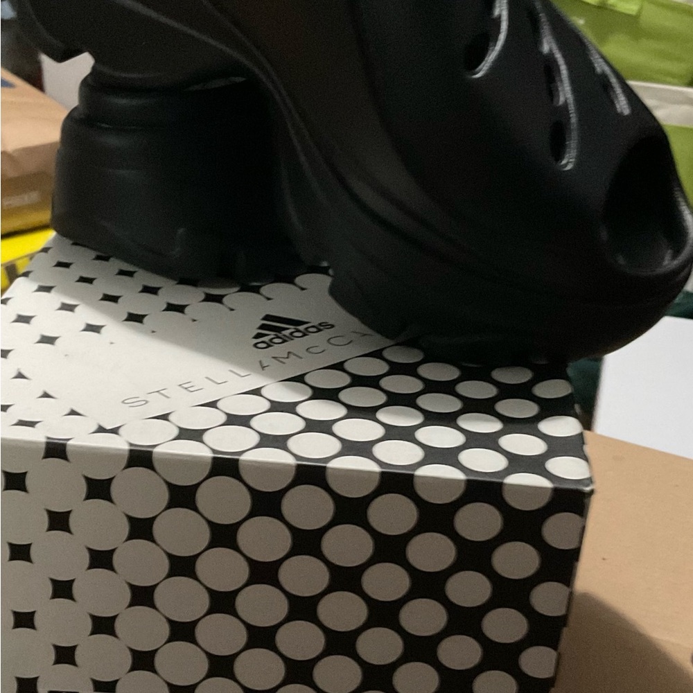 Adidas by Stella McCartney Black Mules